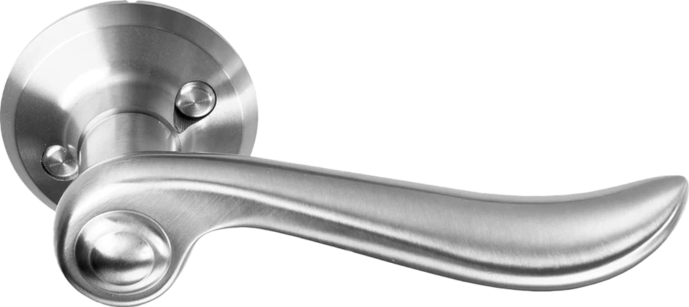 ASSA 6638 d&ouml;rrhandtag i mattborstad krom.